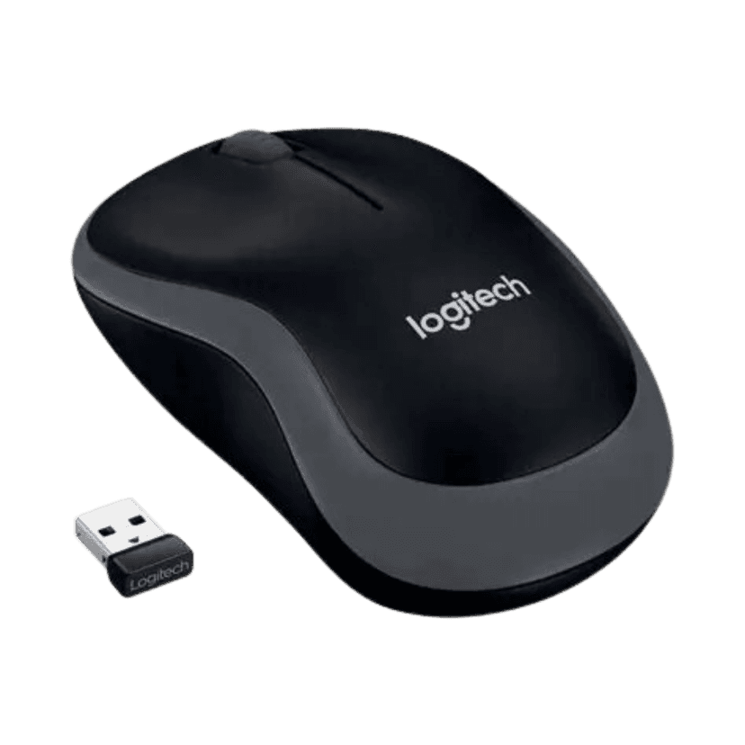 Logitech M185 Wireless Mouse for PC & Laptop – Plug & Play Nano Receiver Mouse ( Pre-owned )