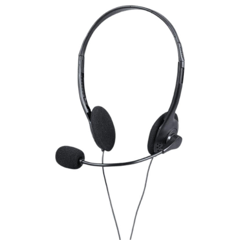 Logitech H11 Stereo Headset Black | 3.5mm Single Port Headphones with Microphone ( Pre-owned )