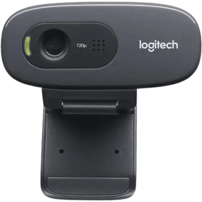 Logitech C270 HD Webcam 720p with Built-in Microphone for Video Calls ( Pre-owned )