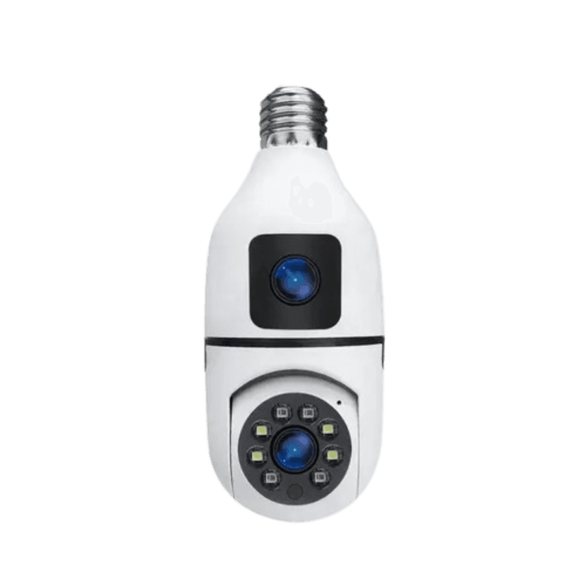 EQ-1 2.0MP Dual Lens PTZ Bulb Security Camera | Smart HD WiFi CCTV ( Pre-owned )