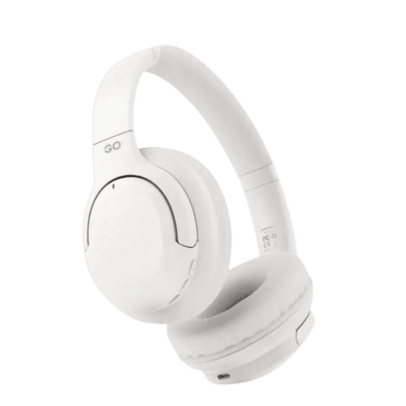 WH05A Bluetooth Headphones (White) – Wireless Stereo Sound with Built-in Microphone | Rechargeable Headset ( Pre-owned )